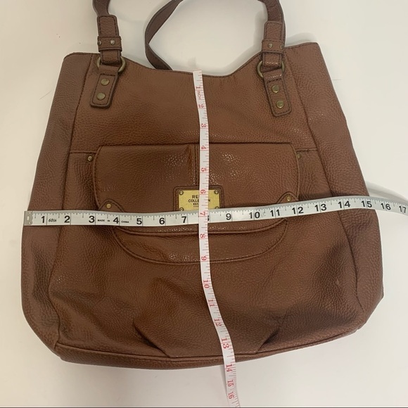 Relic by Fossil Vegan Tan Pebble Leather Blakely Hobo Tote Bag - Picture 16 of 16